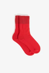 Ultra-Soft Merino Wool Socks – Red | Centre Commercial